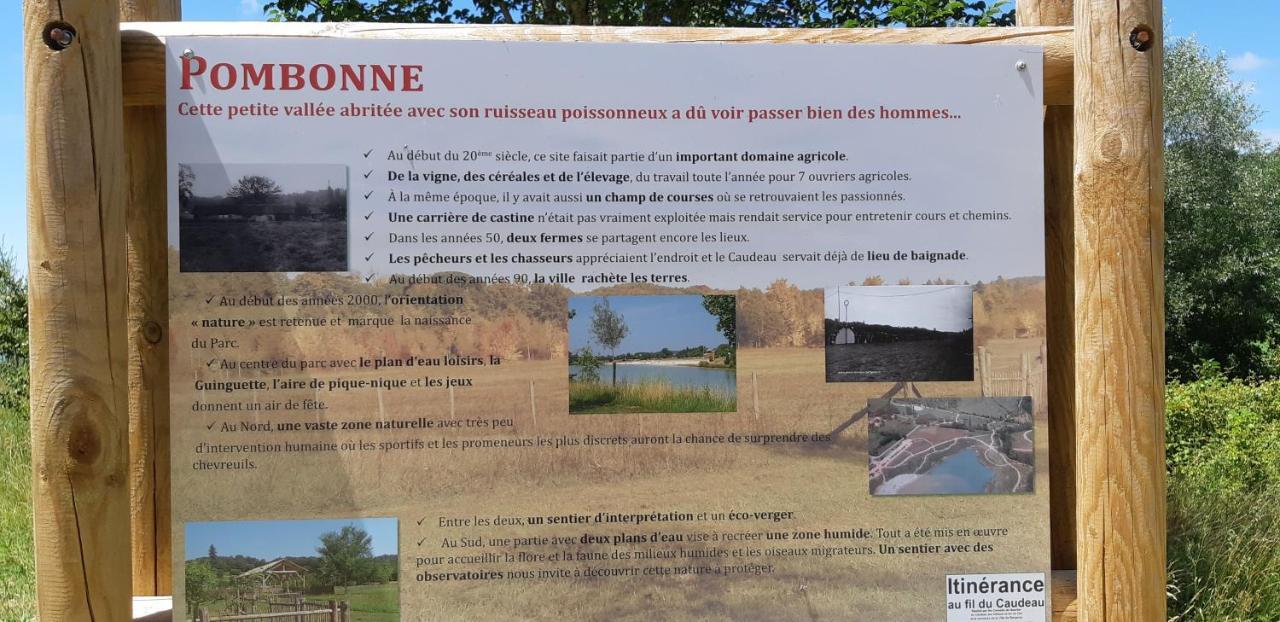 Charmant Logement Avec Piscine Bergerac Exterior foto